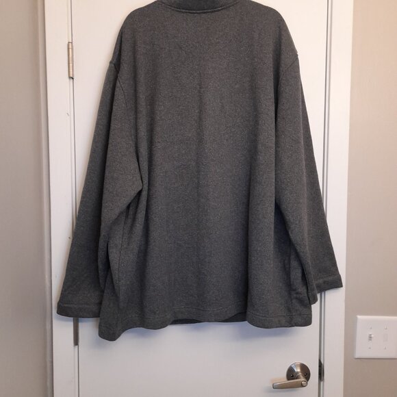 *BOGO FREE* 4XLT Van Heusen Big & Tall Sweater 1/4 Zip Long Sleeve Pullover - Picture 2 of 10